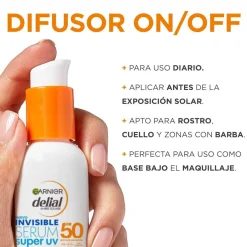 Delial Sérum Invisible Super UV SPF50 Soin Quotidien Légèreté