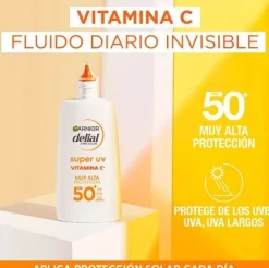 Delial Super UV Vitamine C SPF50+ Crème Fluide Visage Anti-Taches