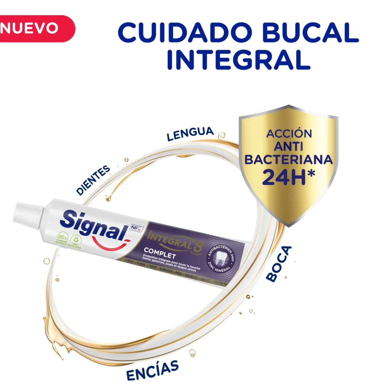 Dentifrice Antibactérien Integral 8 Complet