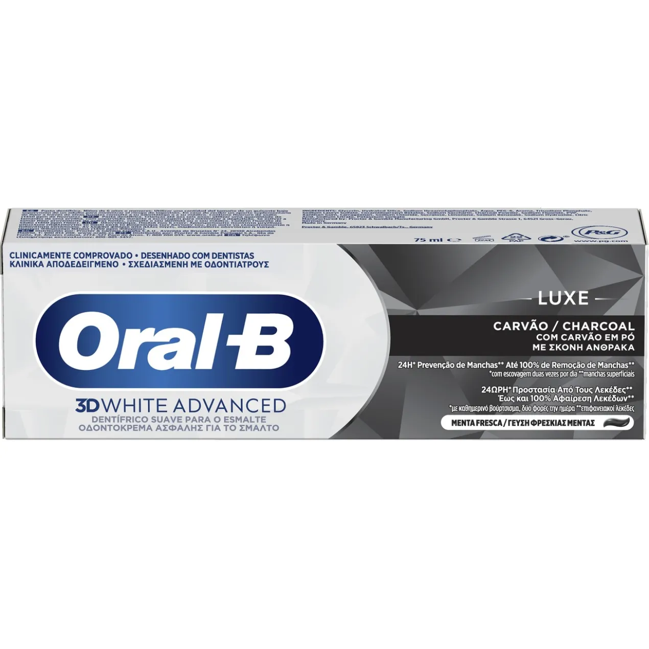 Dentifrice 3D White Advanced Luxe Charcoal