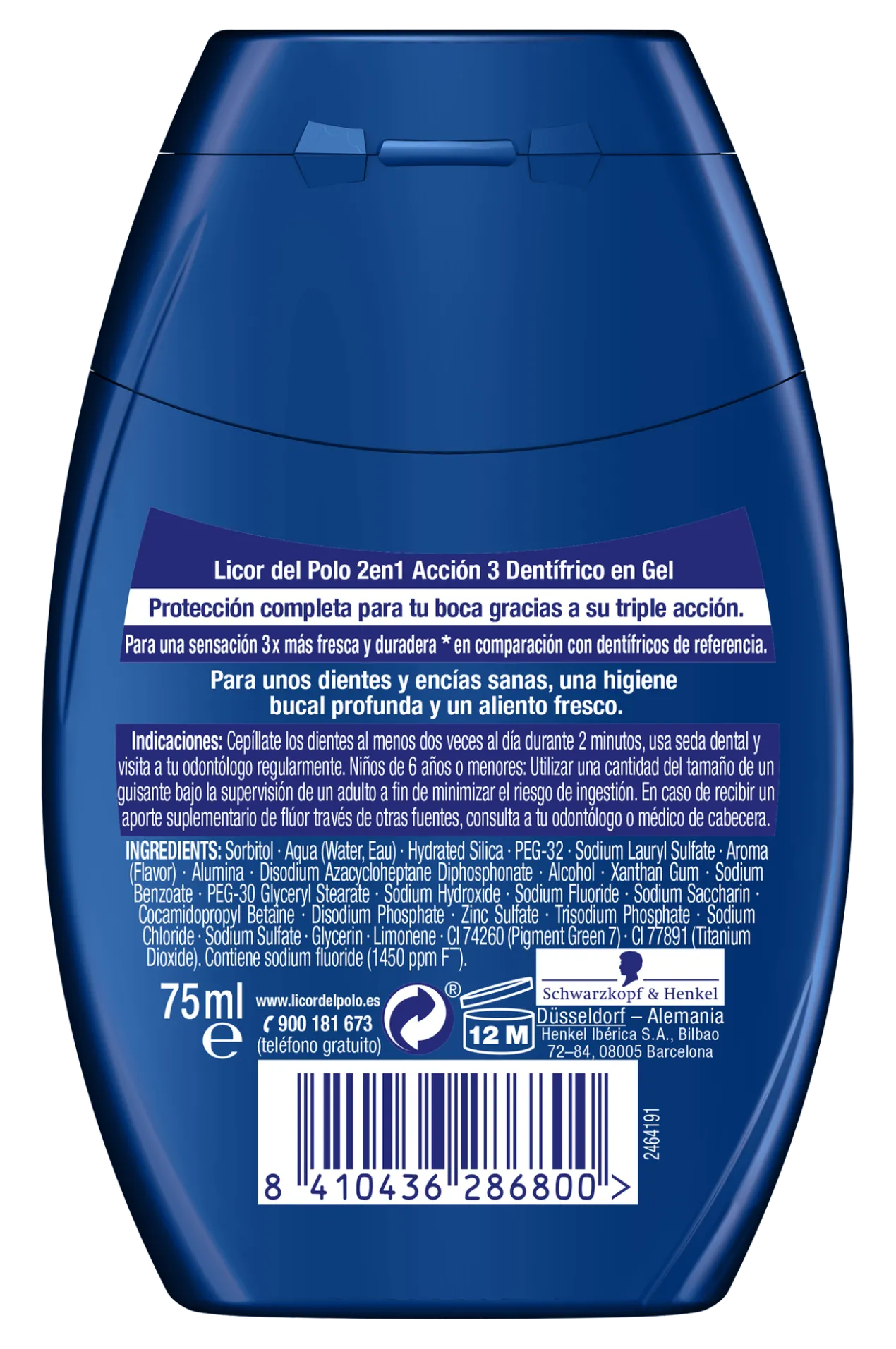Dentifrice 2en1 Elixir Action 3