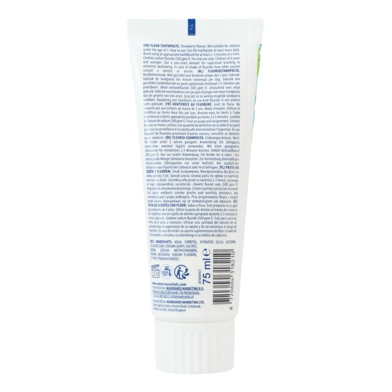 Dentifrice enfant fraise (3-8 ans)