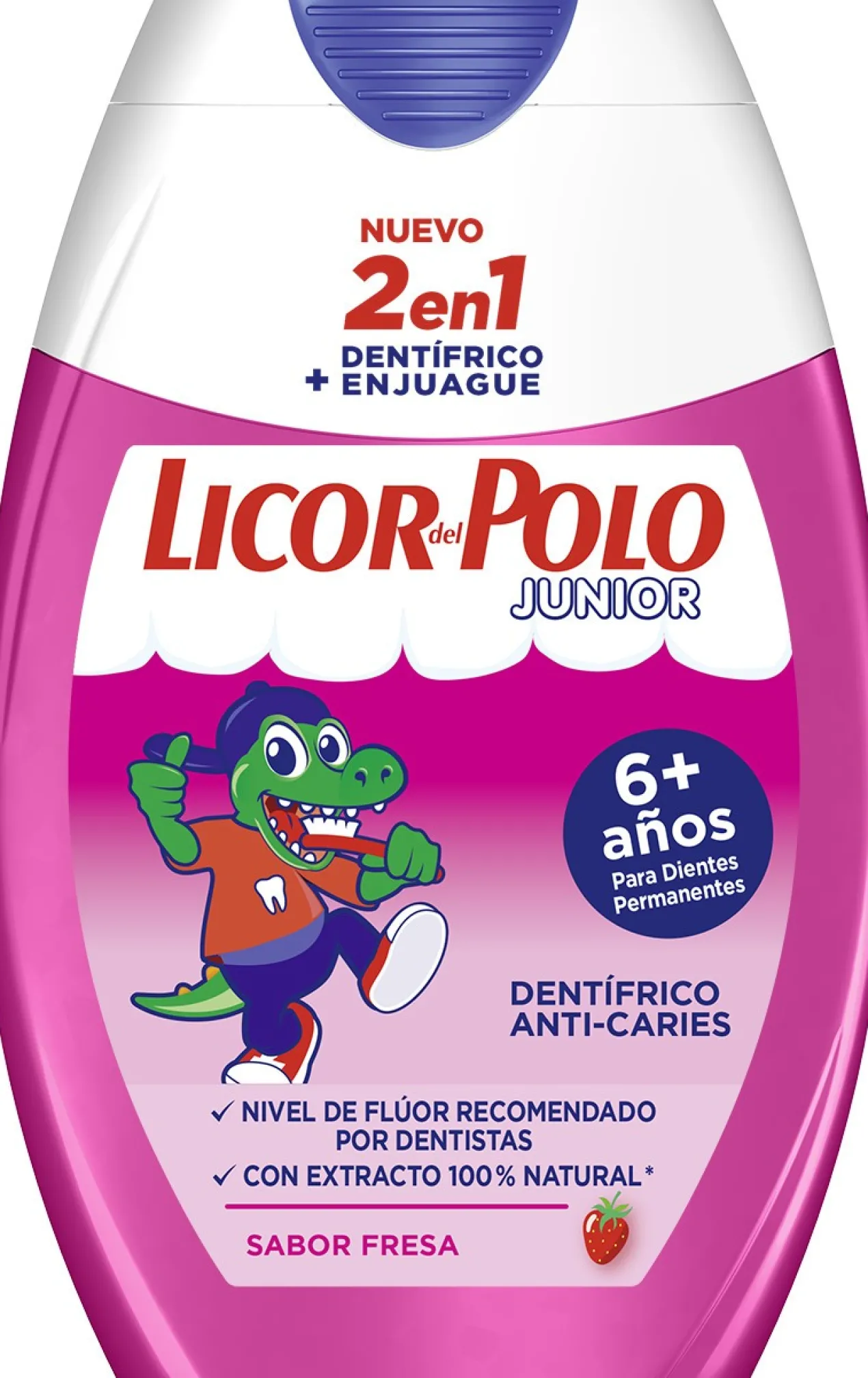 Dentifrice 2en1 Junior Fraise