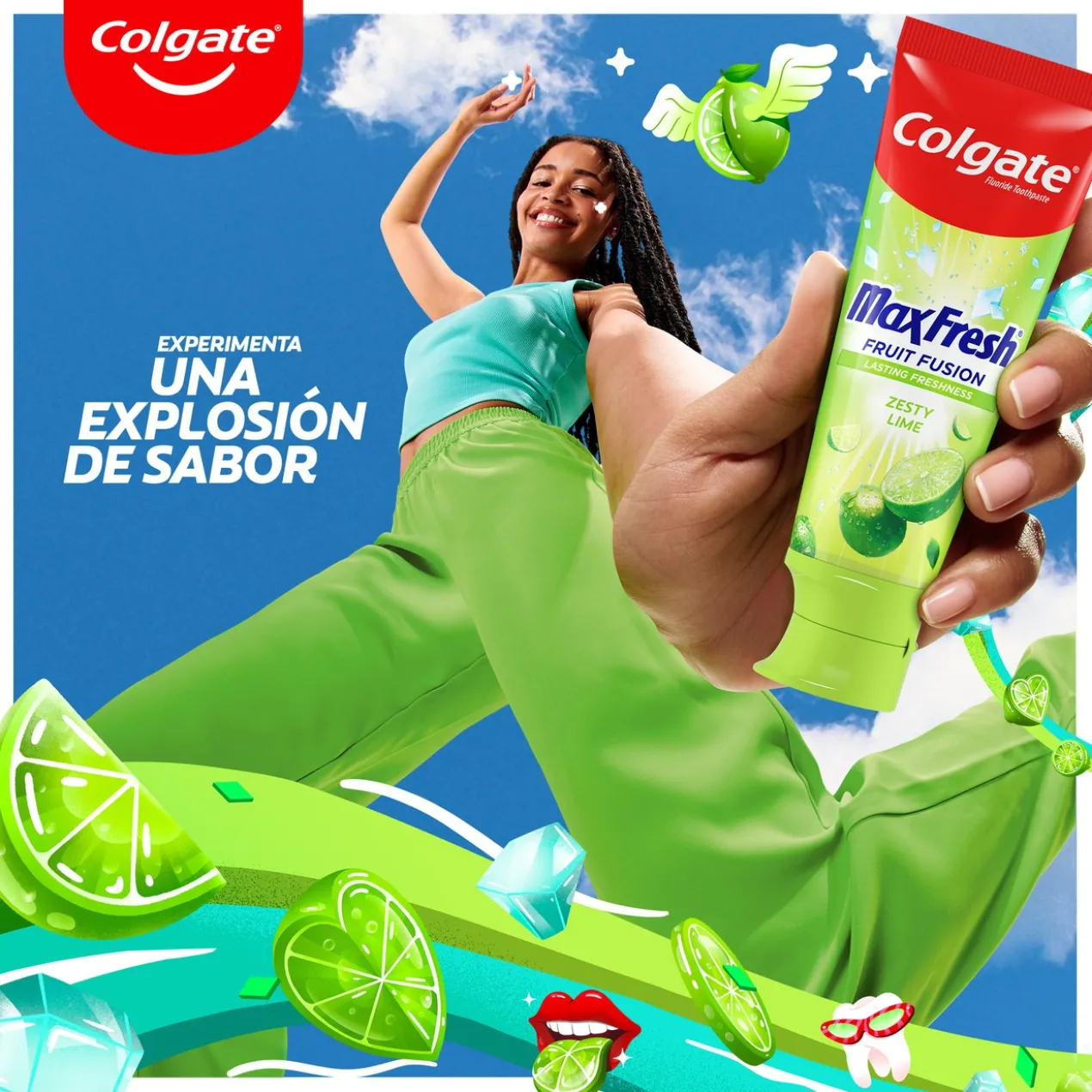Dentifrice Max Fresh Fusion de Fruits
