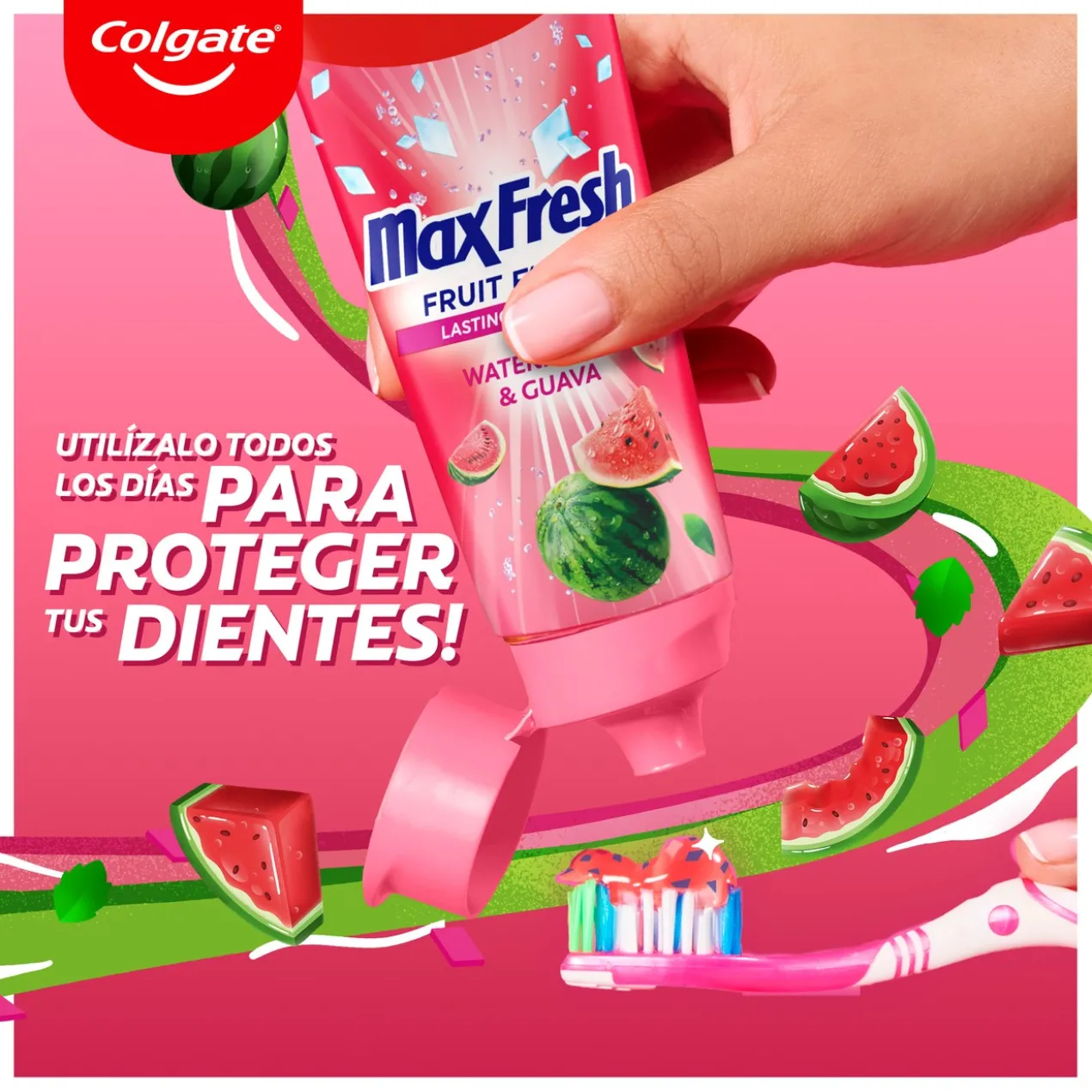 Dentifrice Max Fresh Fusion de Fruits