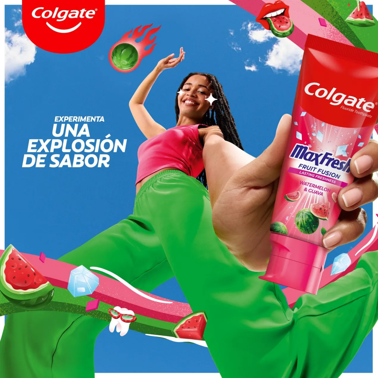 Dentifrice Max Fresh Fusion de Fruits