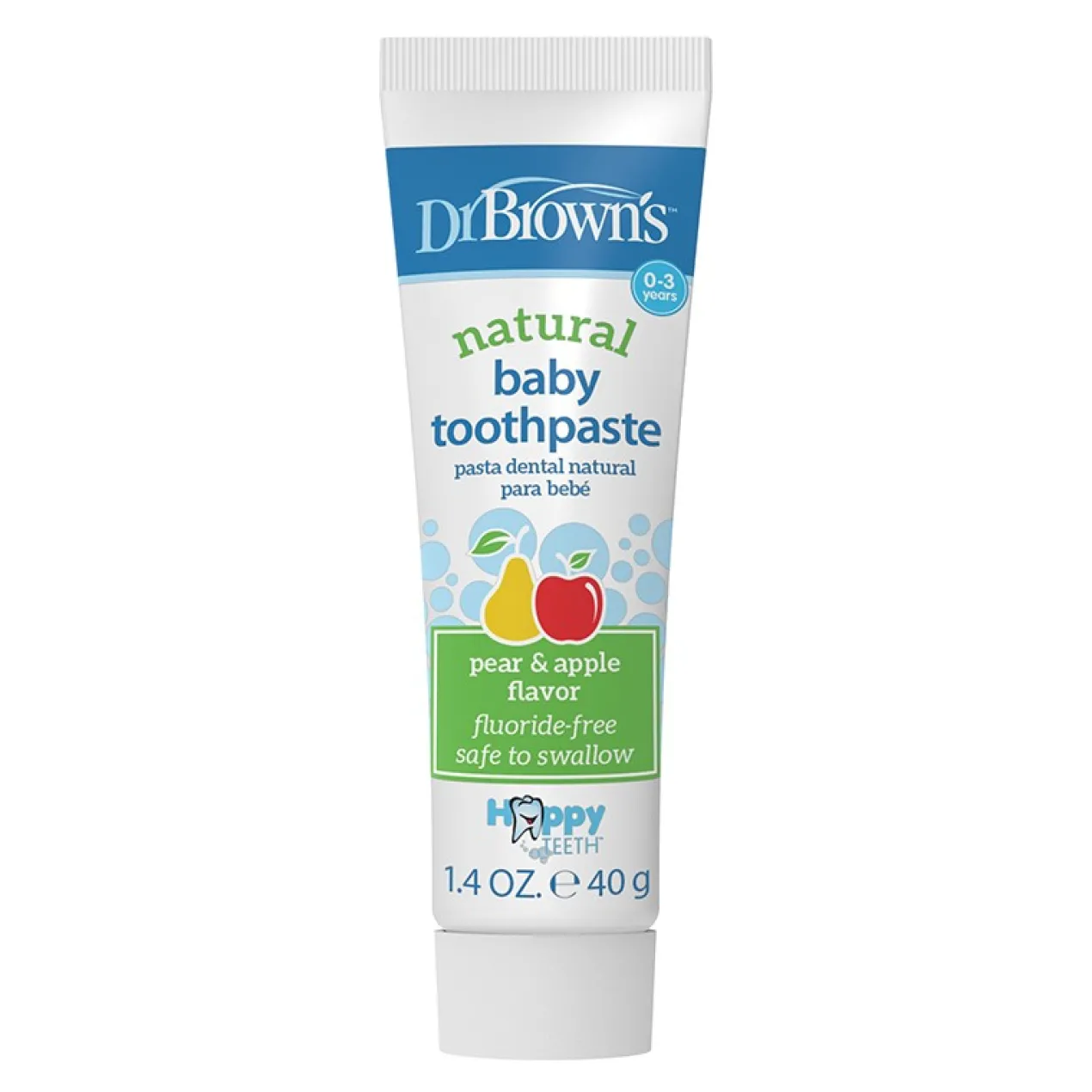 Dentifrice Naturel pour Bébés Poire-Pomme