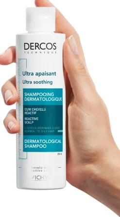 Dercos Shampoing Ultra Calmant Cheveux Gras