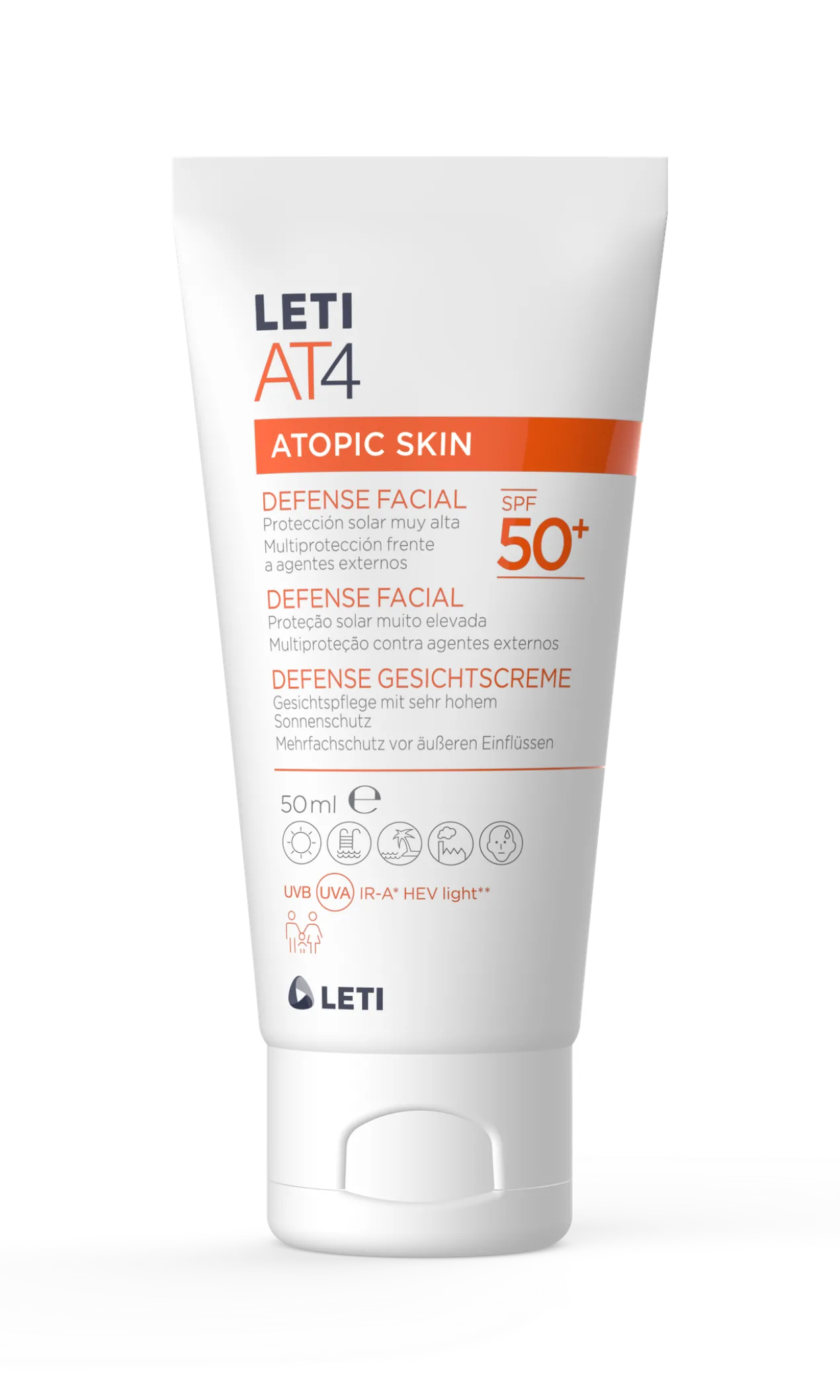 Défense Crème pour le Visage Peau Atopique