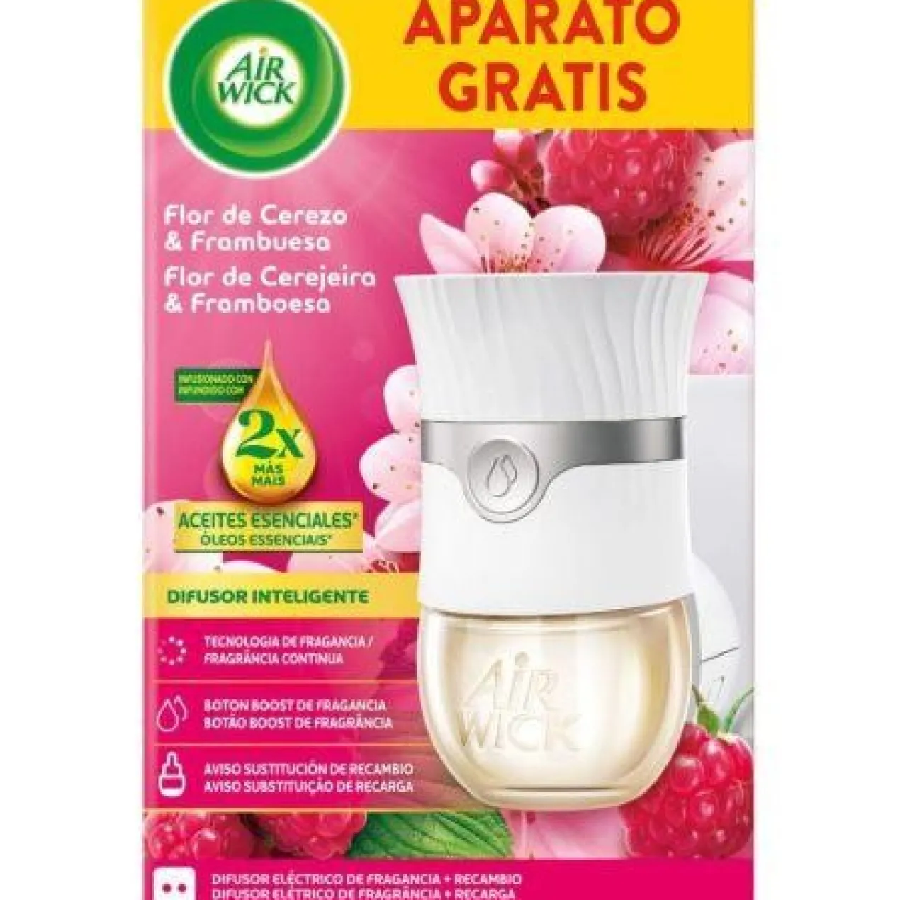 Diffuseur Électrique + Recharge Fleur de Cerisier et Framboise