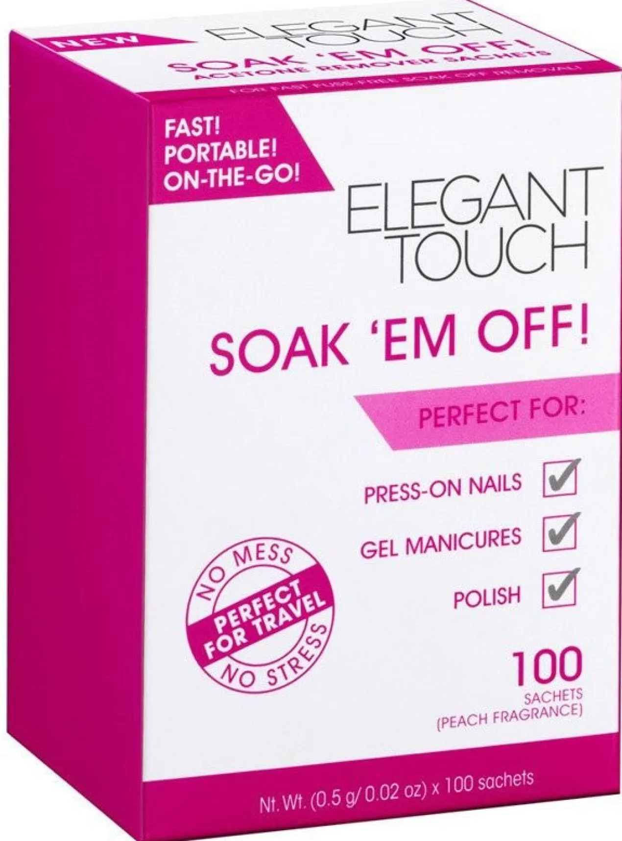 Dissolvant Soak 'Em Off! – Elegant Touch