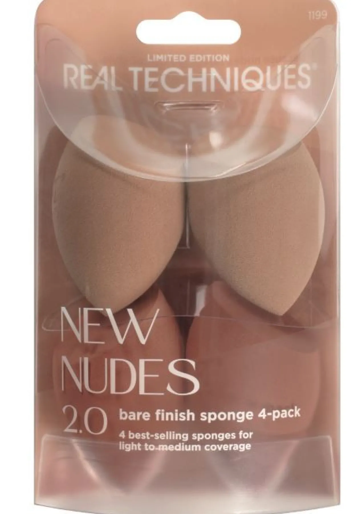 Édition Limitée New Nude Bare Finish Sponge 4 Pack