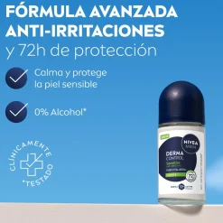 Déodorant antitranspirant roll-on Derma Control Sensitive