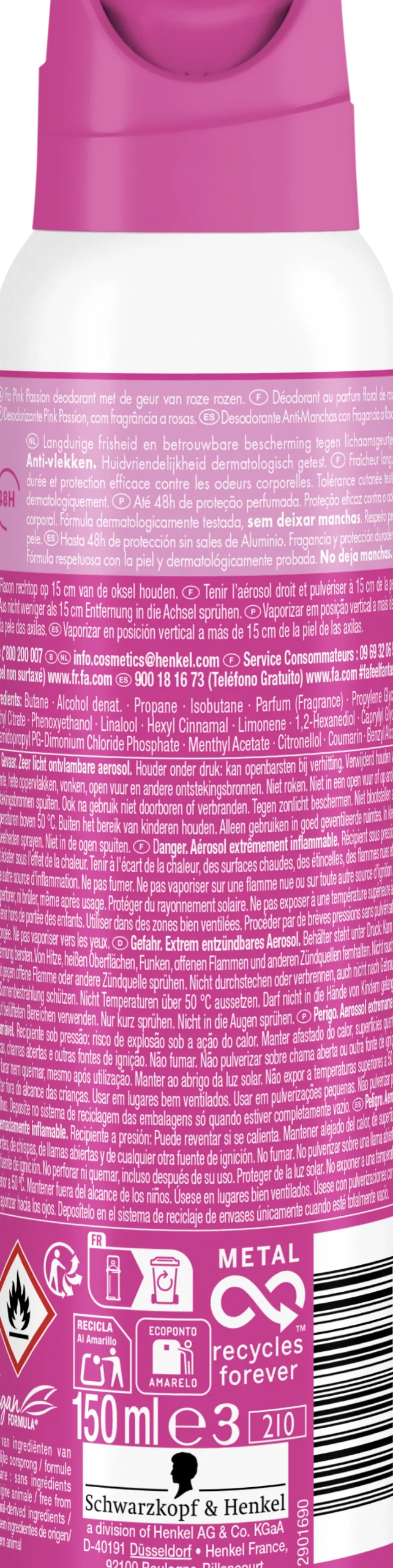 Déodorant Pink Passion Spray
