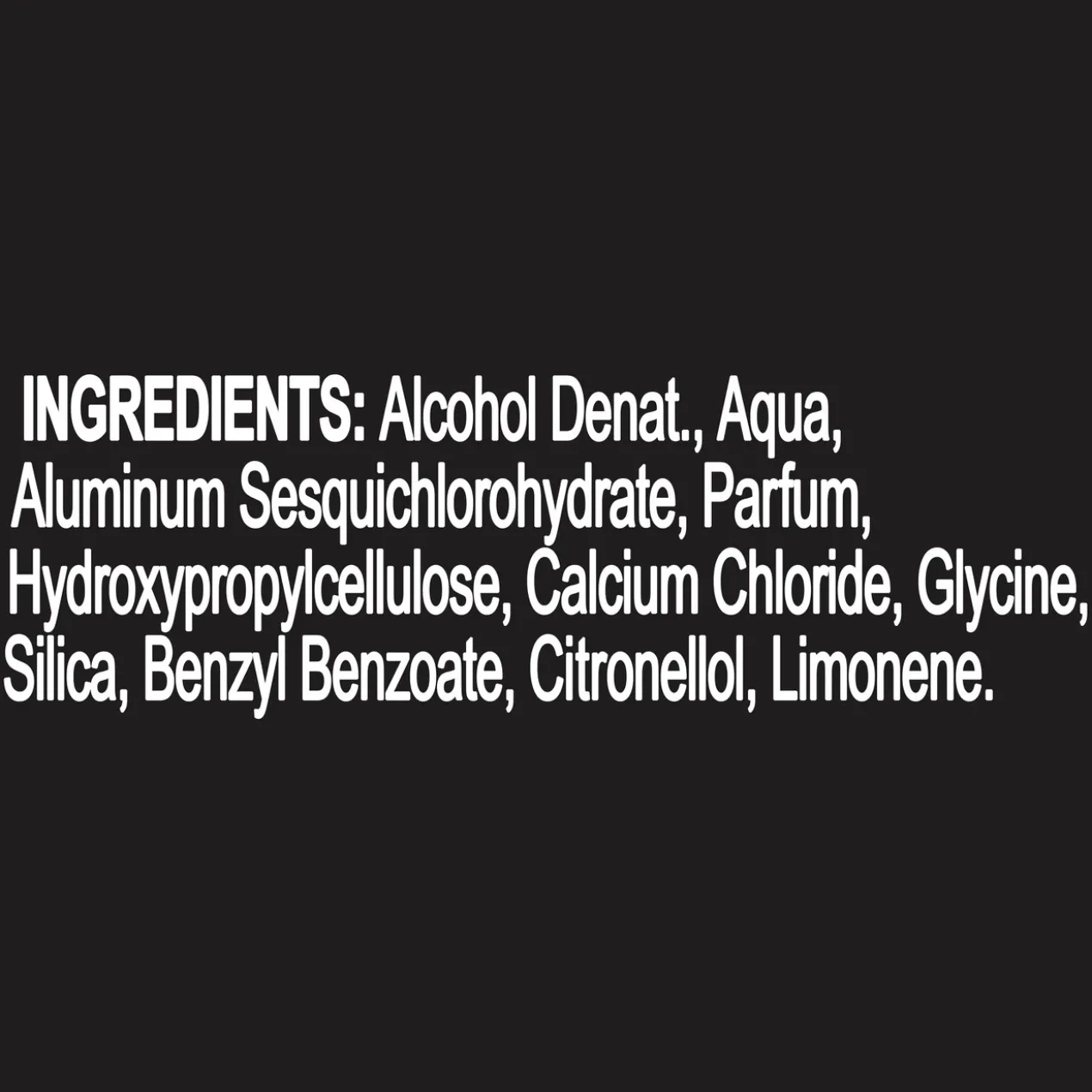 Déodorant Roll-On Black