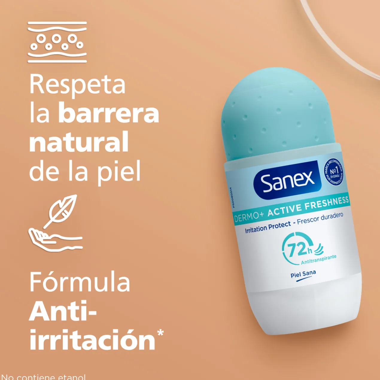 Déodorant Roll-On Dermo Active Freshness 48h Anti-Transpirant
