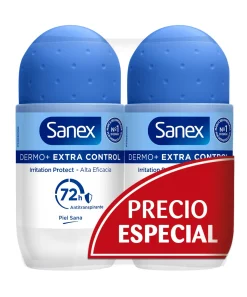Déodorant Roll-On Dermo+ Extra Control 72h Antitranspirant
