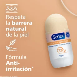 Déodorant Roll On Dermo+ Sensitive 72h Antitranspirant