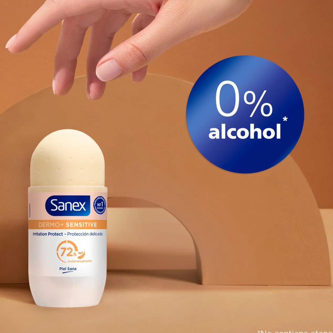 Déodorant Roll On Dermo+ Sensitive 72h Antitranspirant