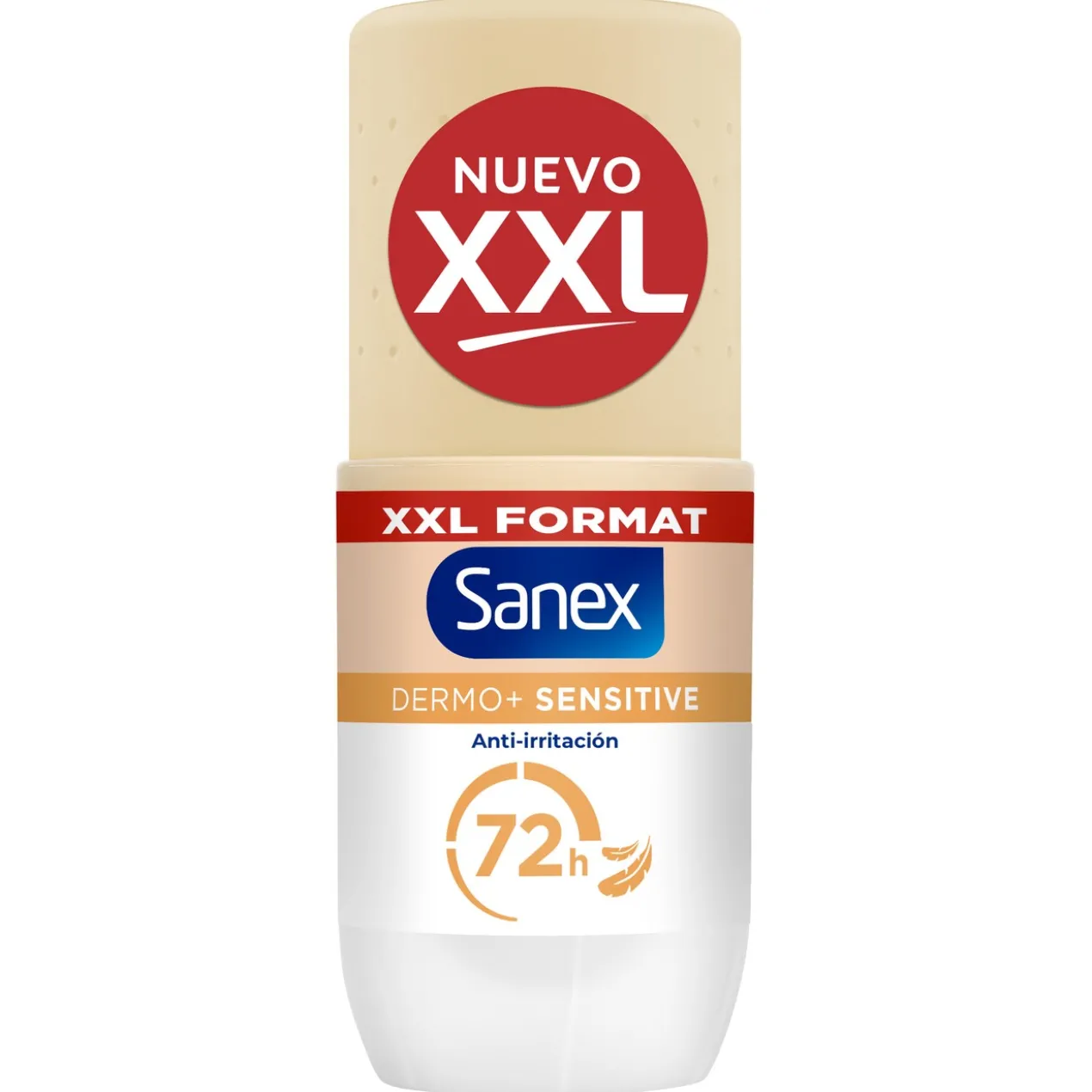 Déodorant Roll On Dermo+ Sensitive 72h Antitranspirant