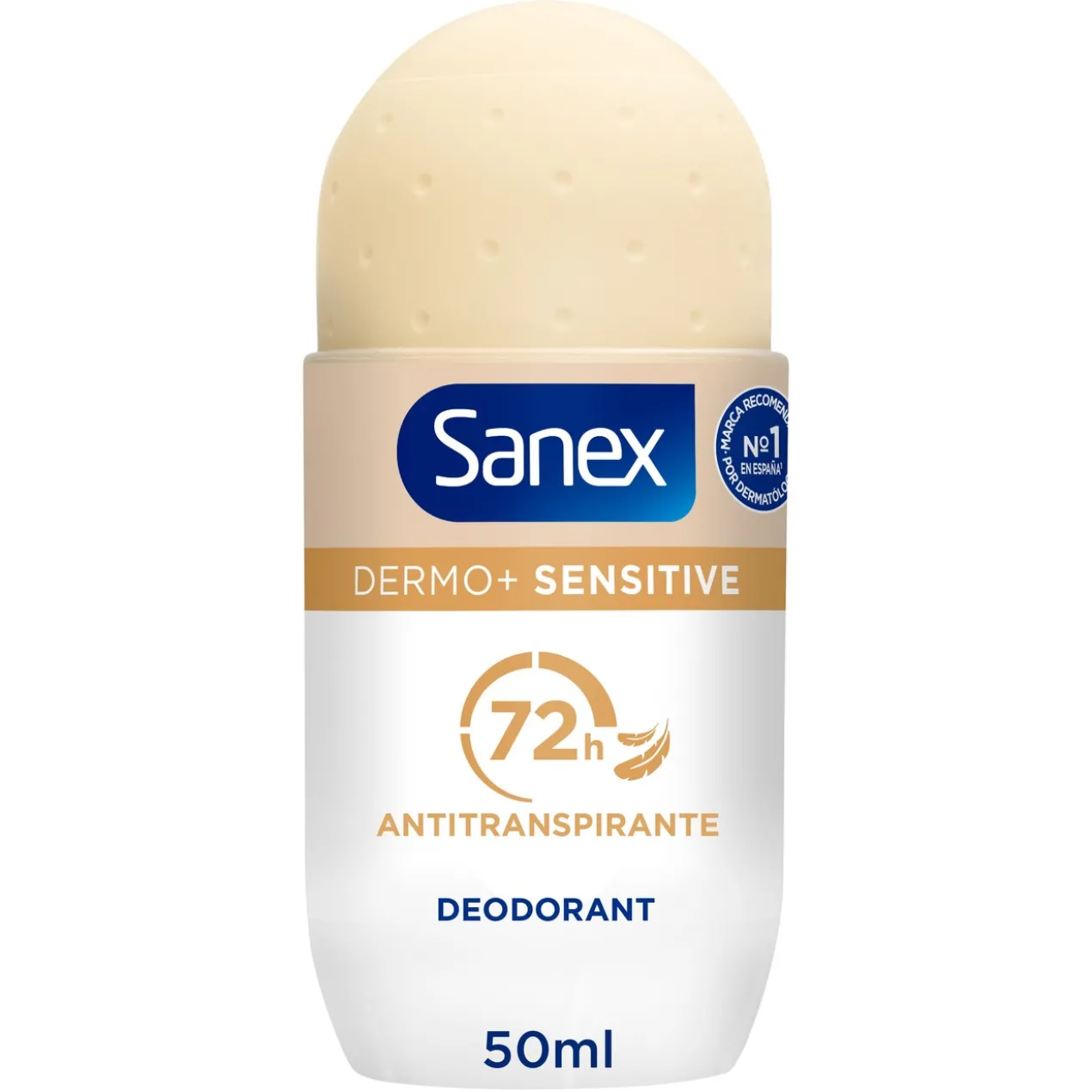 Déodorant Roll On Dermo+ Sensitive 72h Antitranspirant