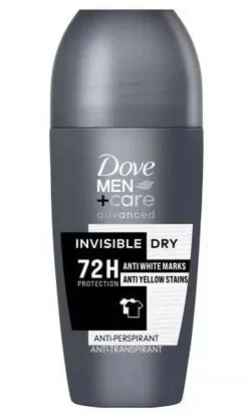 Déodorant roll-on Invisible Dry 72H Men+Care