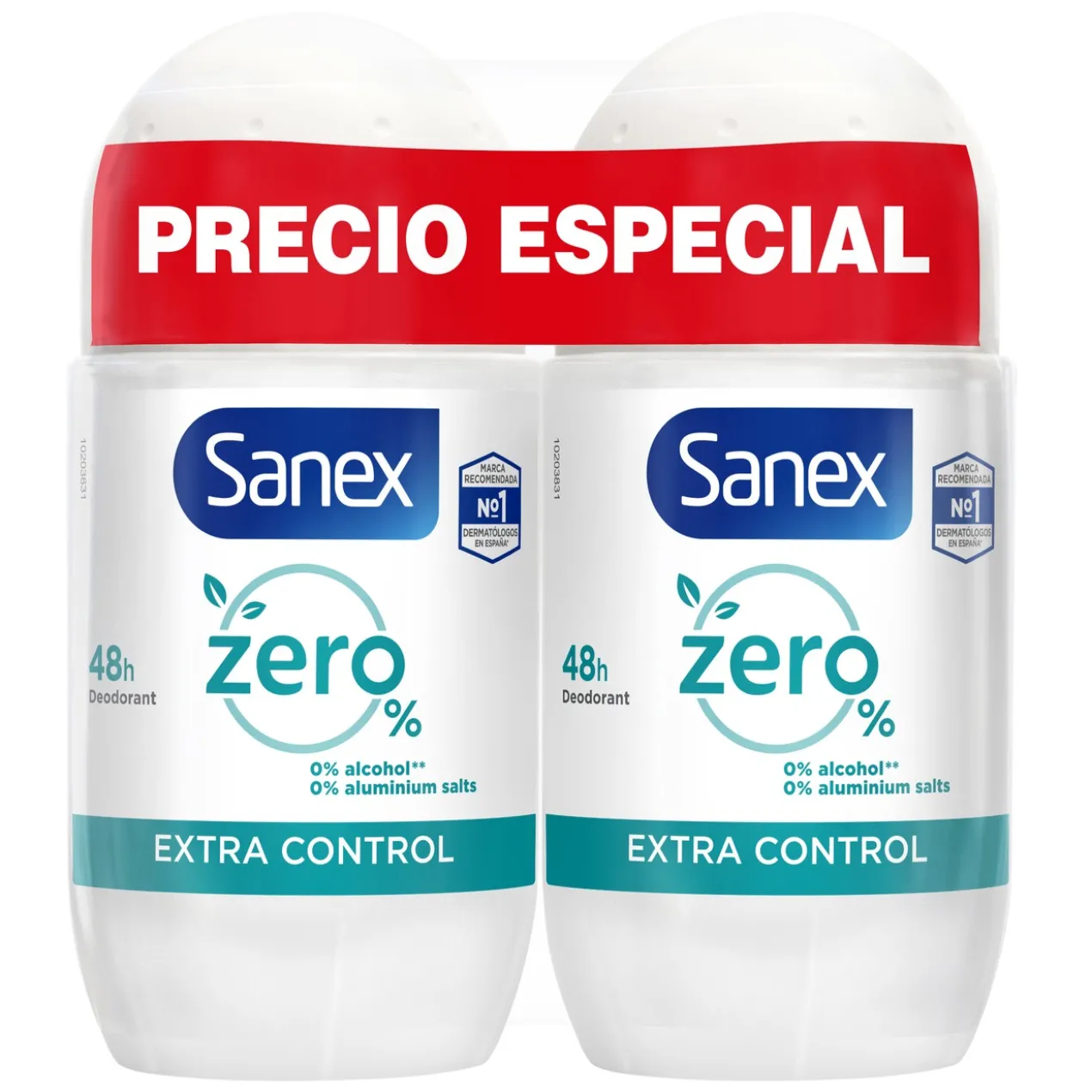 Déodorant Roll-On Zero % Extra Control Protection 48h