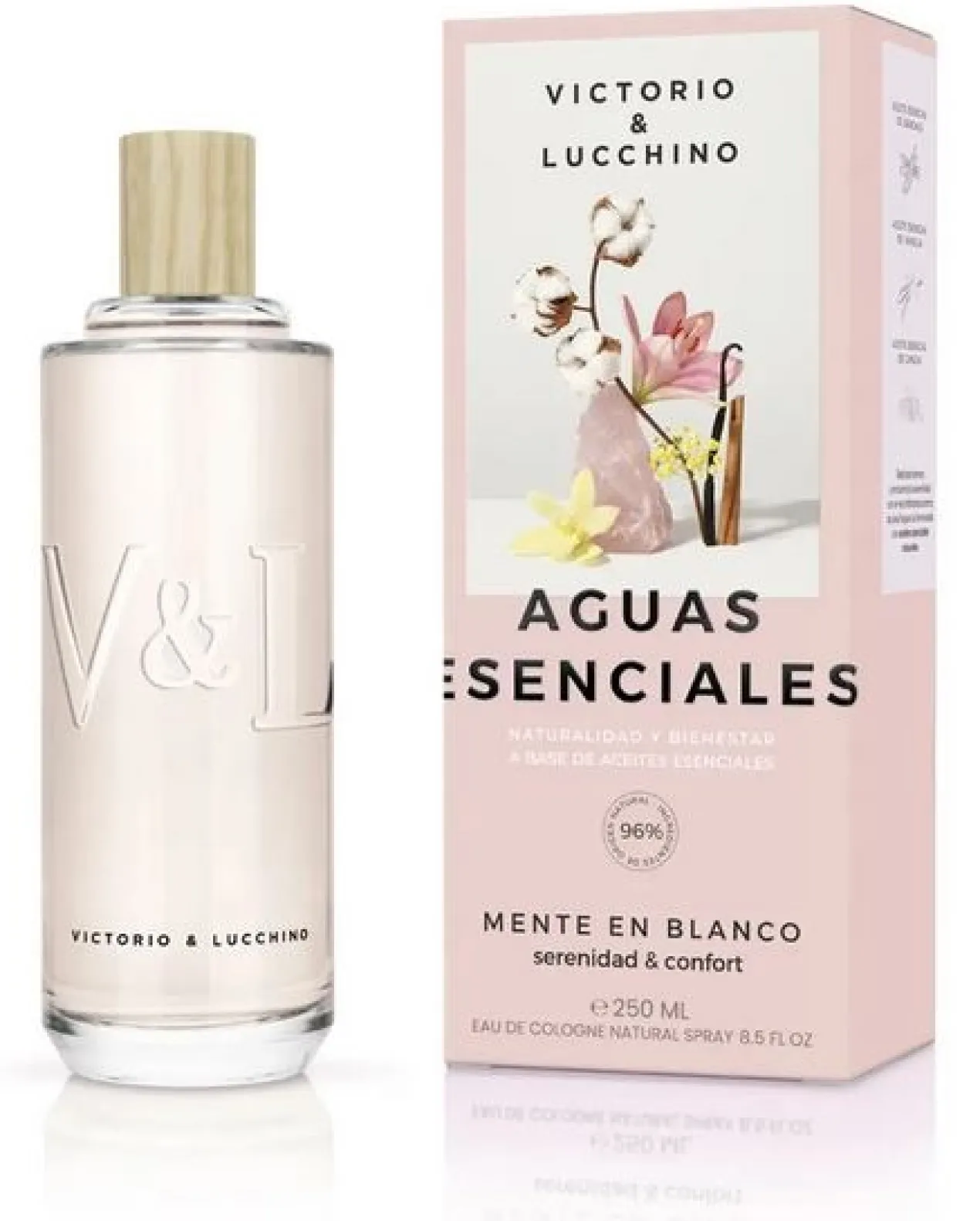 Eau de Cologne Aguas Esenciales Mente en Blanco