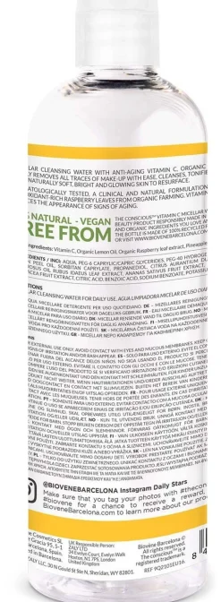 Eau Micellaire Démaquillante à la Vitamine C