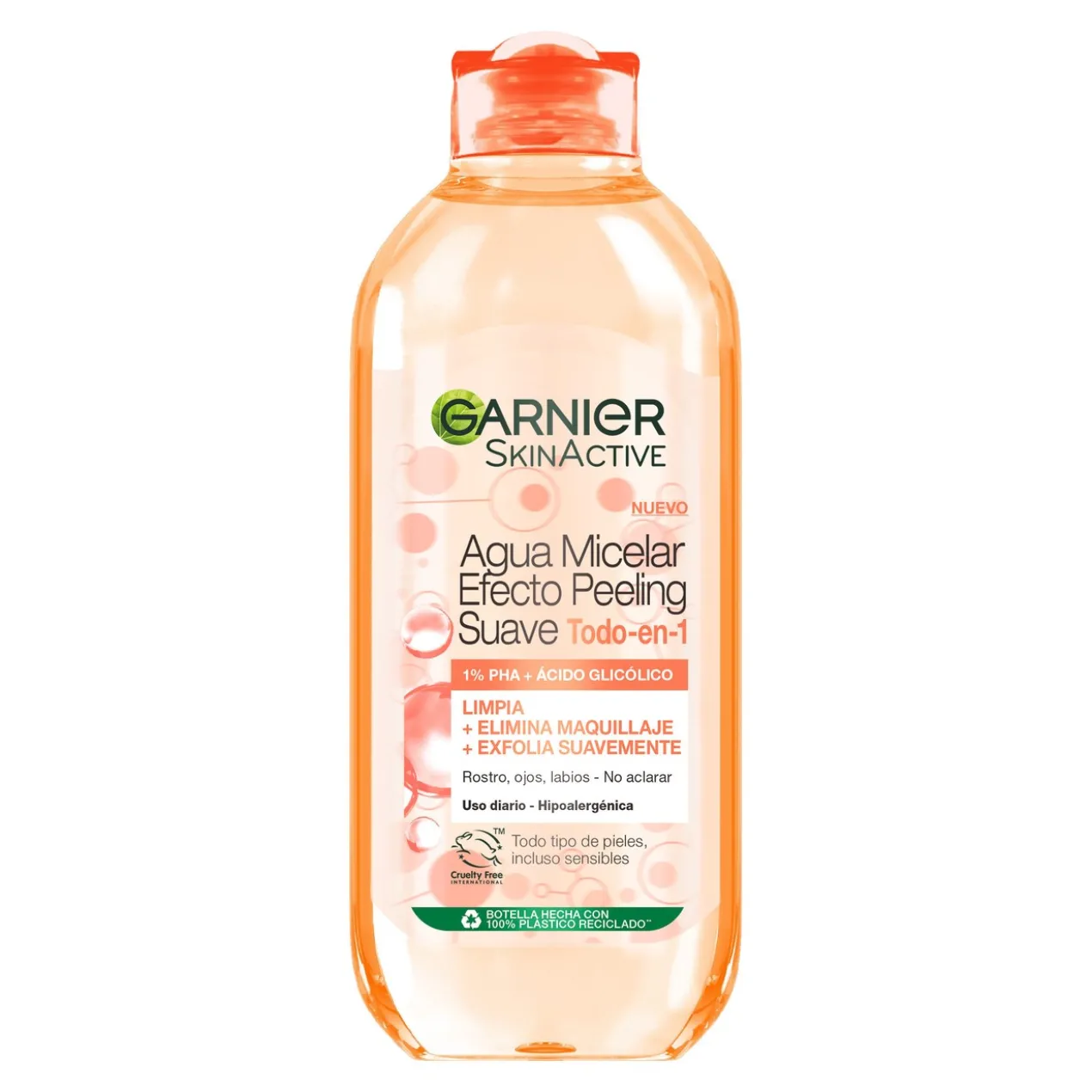 Eau Micellaire Effet Peeling Doux Tout-en-1