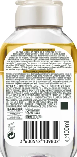 Eau Micellaire à l'Huile