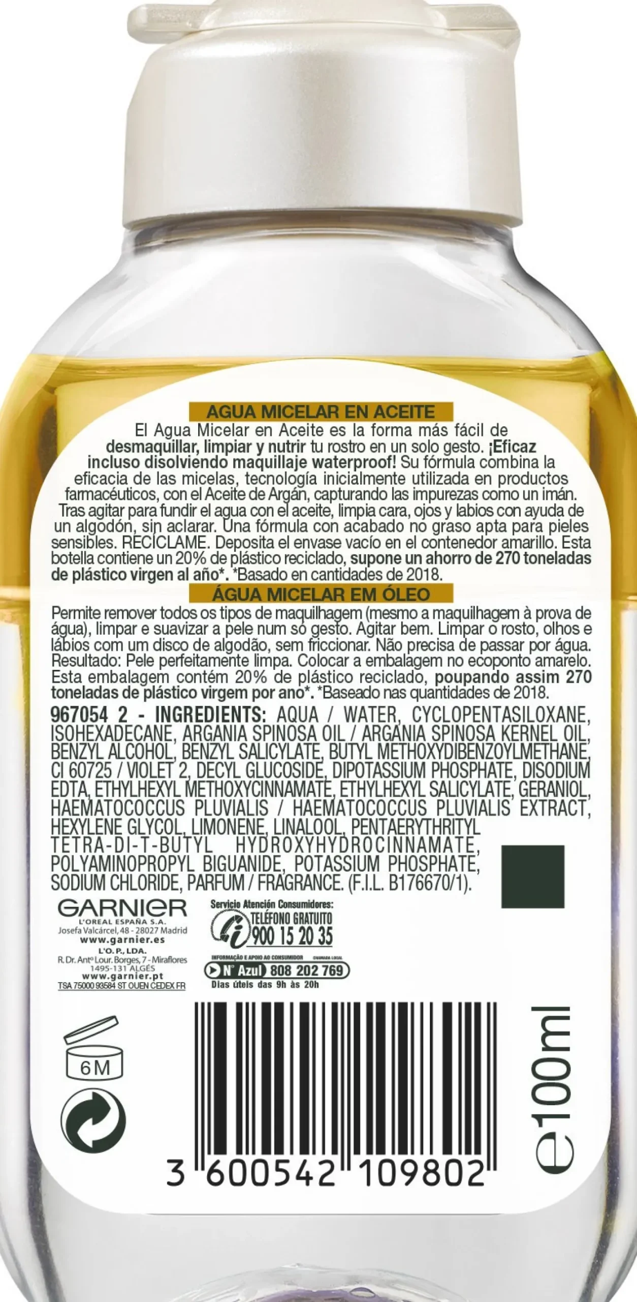 Eau Micellaire à l'Huile