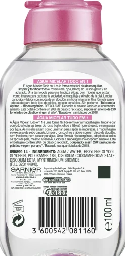 Eau micellaire Skin Active