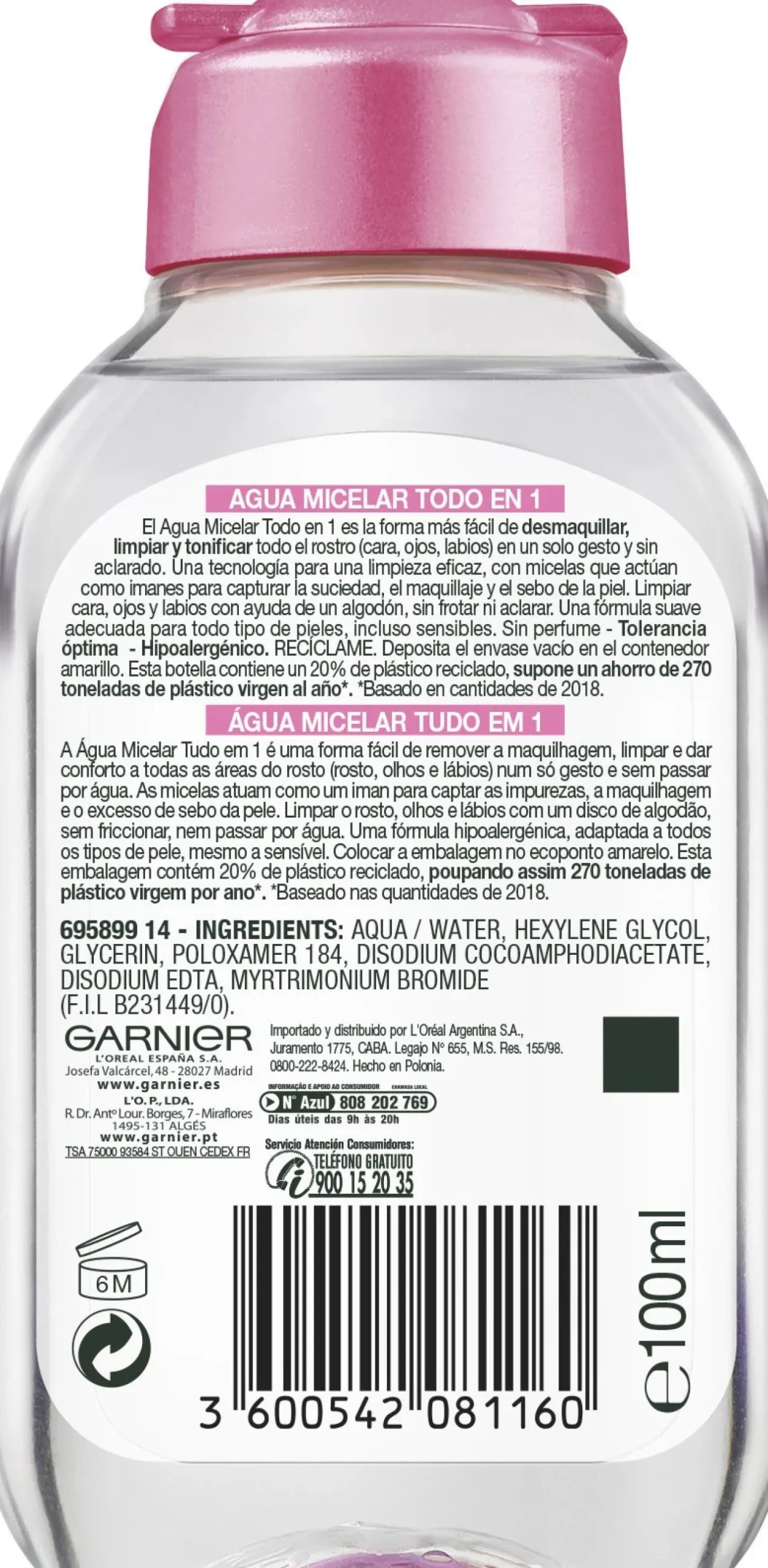 Eau micellaire Skin Active