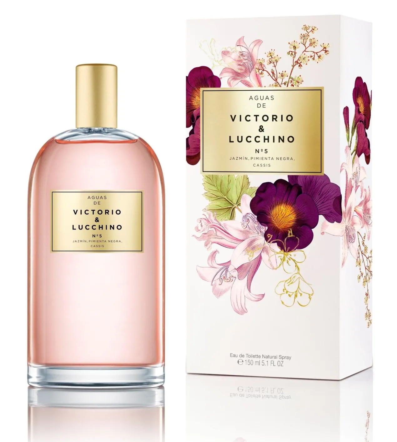 Eau V&L Nº 5 Jasmin, Poivre Noir, Cassis