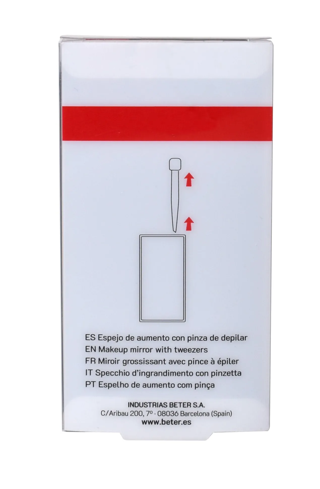 Elite Miroir Rectangulaire x10 avec Pince