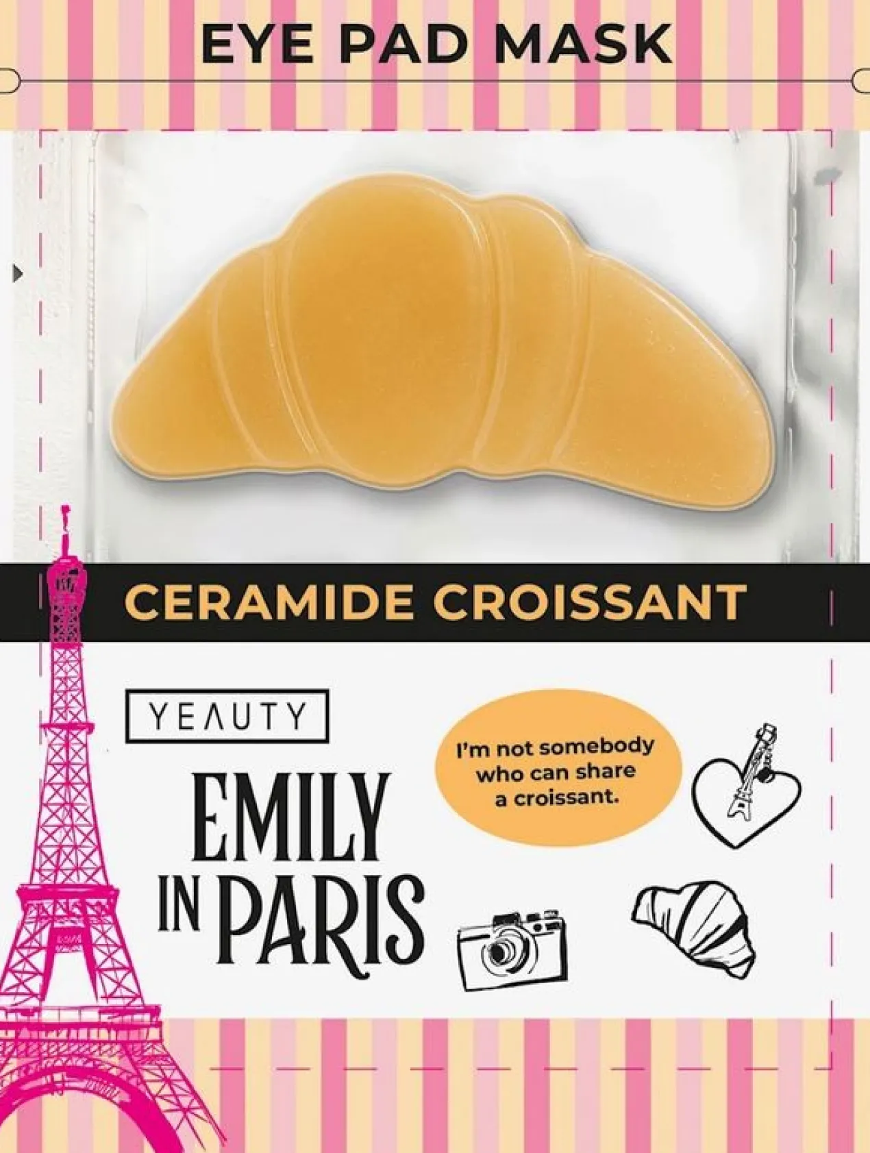 Emily in Paris Patchs Yeux Ceramide Croissant