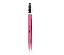 2 en 1 Brow Definer Pince à Épiler avec Goupillon
