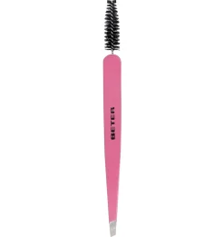 2 en 1 Brow Definer Pince à Épiler avec Goupillon