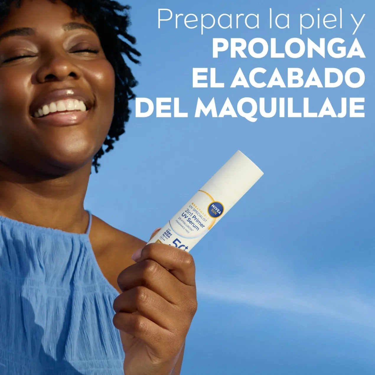 2 en 1 Primer Serum UV Quotidien Protection Visage SPF50+