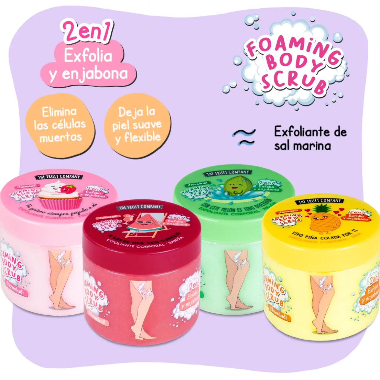 Exfoliant pour le Corps 2 en 1 Melon