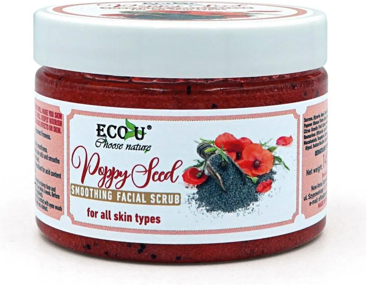 Exfoliant pour le Visage aux Graines de Coquelicot