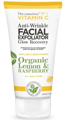 Exfoliant visage anti-rides à la vitamine C