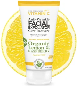 Exfoliant visage anti-rides à la vitamine C