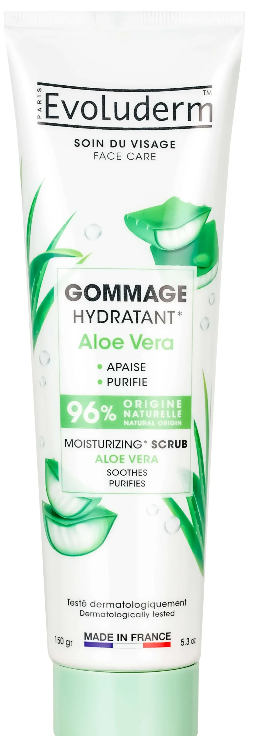 Exfoliant Visage Hydratant à l'Aloe Vera