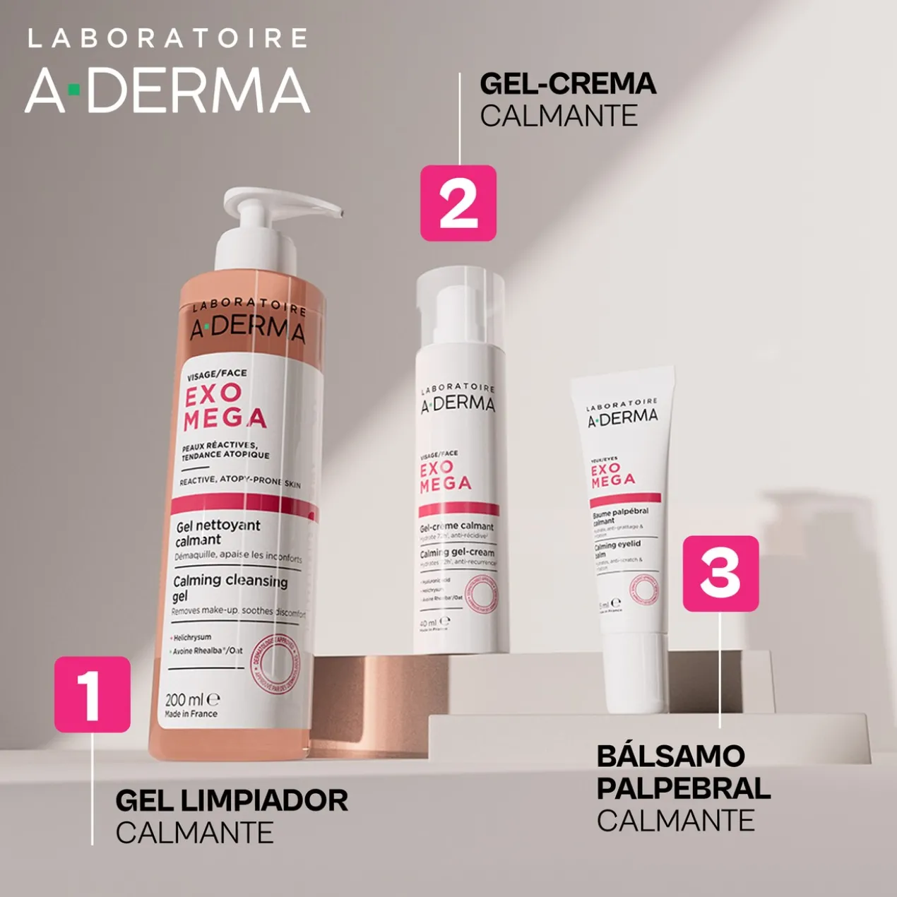 Exomega Baume Apaisant pour Paupières