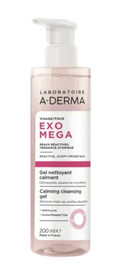 Exomega Gel Nettoyant Apaisant