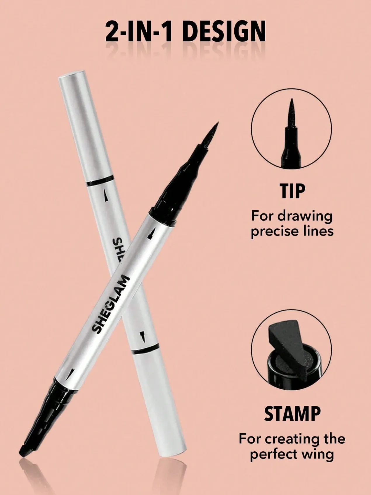 Eyeliner waterproof 2 en 1 Wing It