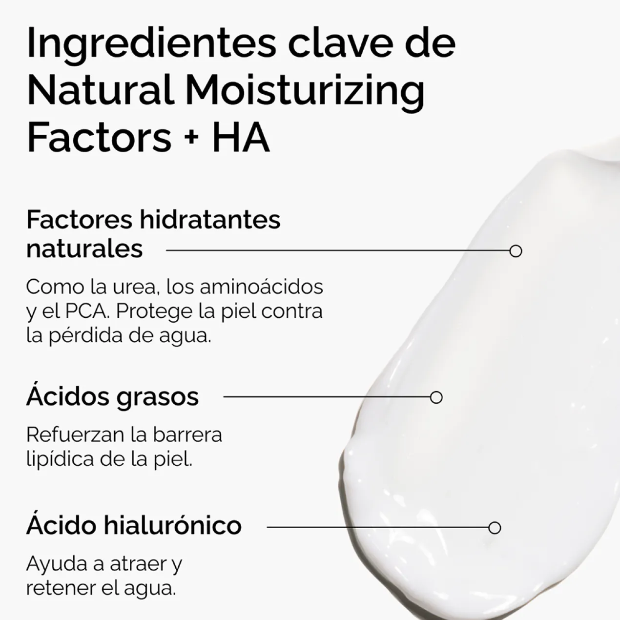 Facteurs Naturels d'Hydratation + Acide Hyaluronique