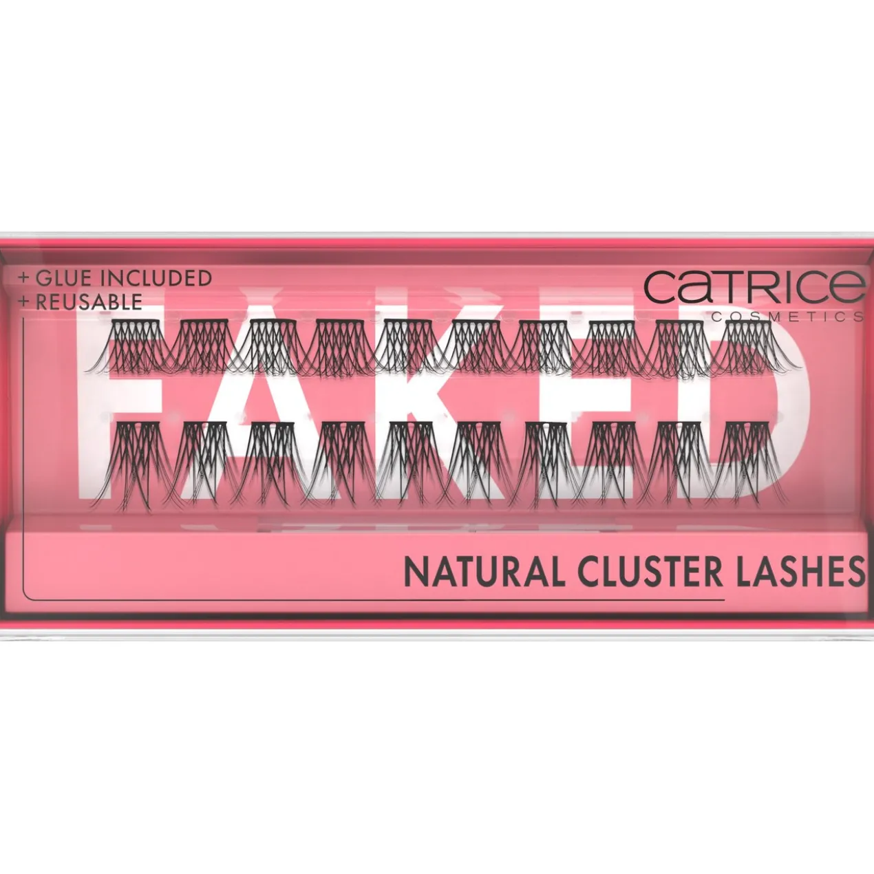 Faked Natural Cluster Faux Cils